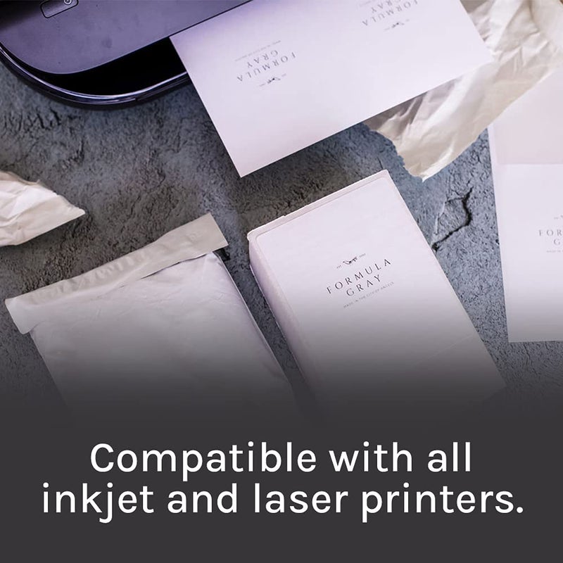 Premium Label Supply White Sticker Shipping Labels - 4"" x 5"" - Laser/Inkjet Compatible - (4 per Sheet), 500 Sheets - 2,000 Total Adhesive Labels - Image 3